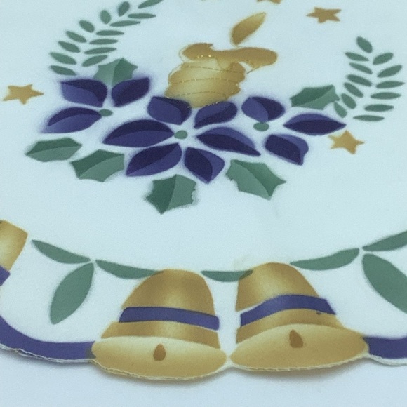 Two 14” Round Holiday Doily/Placemat/Dresser Scarf - Picture 10 of 16